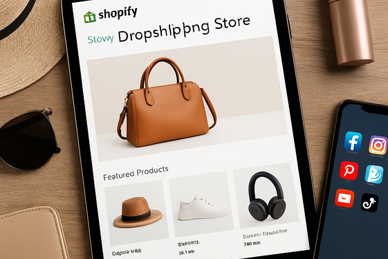 Start a Dropshipping Business on Shopify illustration
