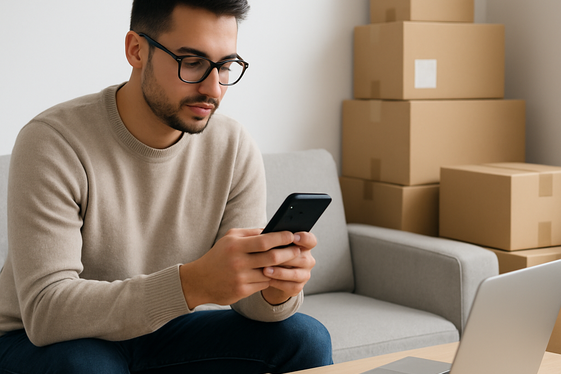 Start Dropshipping Using Your Phone illustration