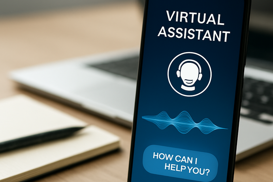 Become a Virtual Assistant via Mobile illustration