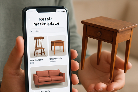 Flip Items on Marketplace Apps illustration