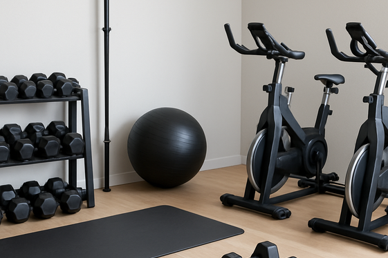 Home Fitness Equipment Rental Plans illustration