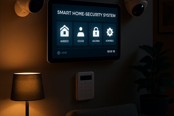 Smart Home Monitoring Service Subscriptions illustration