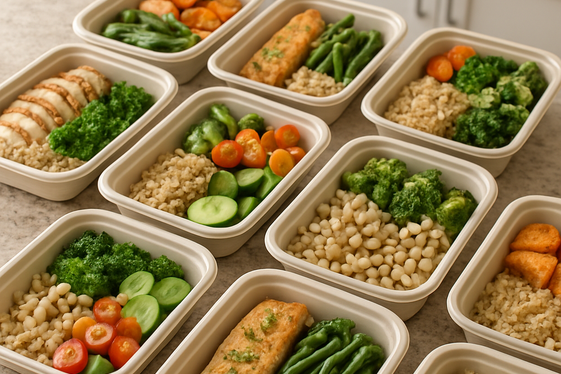 Home-Based Meal Prep Subscription Plans illustration