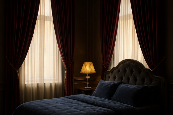Rich Draperies and Window Treatments illustration