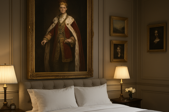 Royal Artwork and Portrait Displays illustration