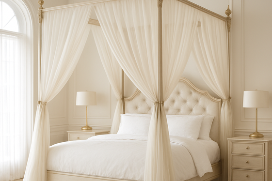 Grand Canopy Beds That Make a Statement illustration