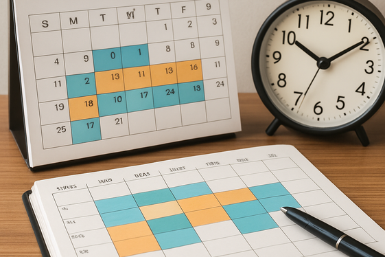 Time Management and Discipline illustration
