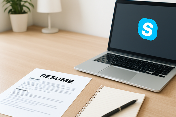 Have your resume and notes easily accessible illustration