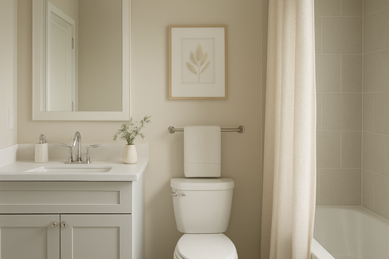 Choose Soft, Neutral Colors for a Calming Vibe illustration