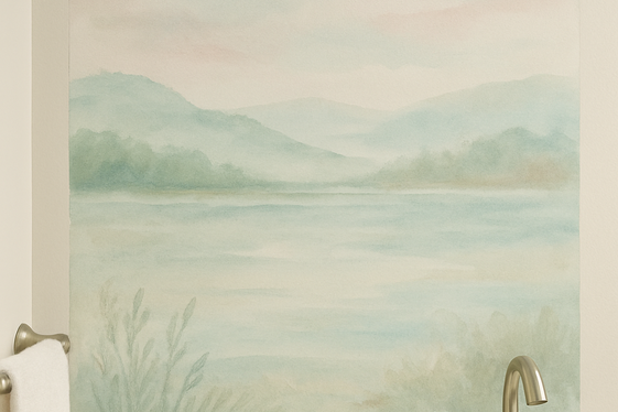 Add Subtle Wall Art with Calm Themes illustration