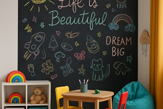 Chalkboard Paint Walls for Fun and Function illustration