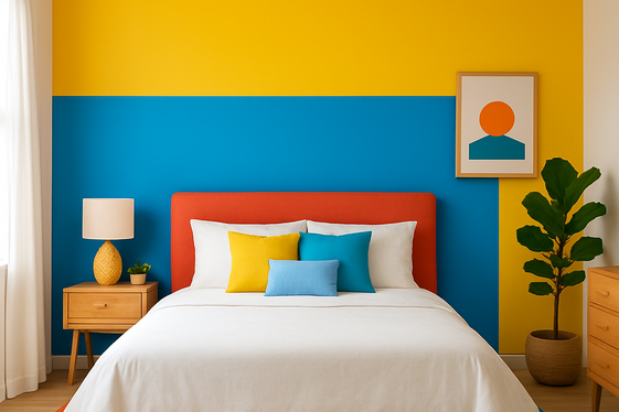 Vibrant Color Blocking to Energize Your Space illustration