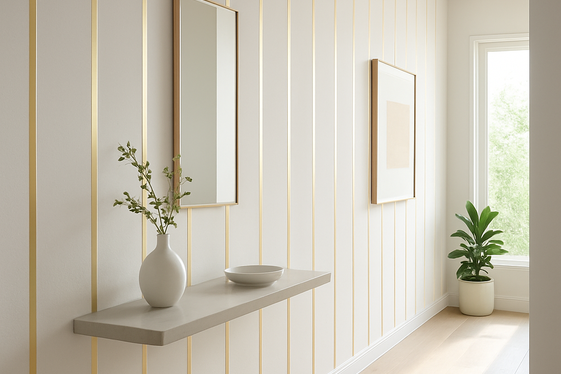 Slim Metallic Stripes for Subtle Shine illustration