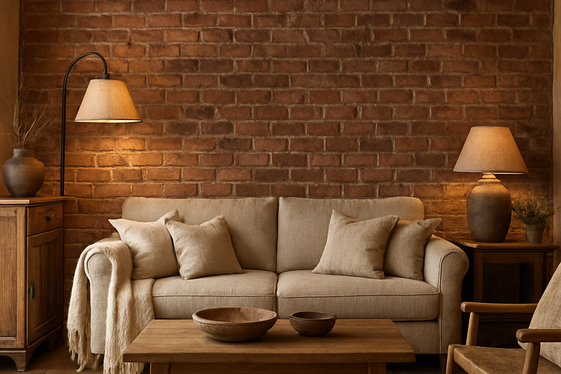 Rustic Brick Accent Walls for Timeless Charm illustration