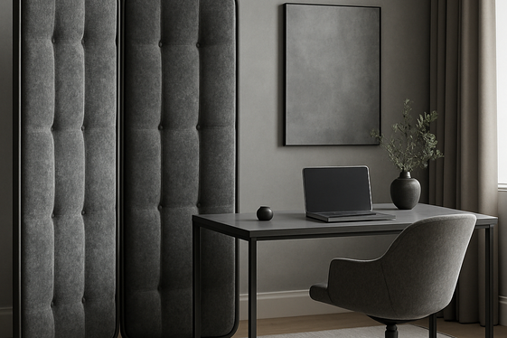 Leather or Fabric Upholstered Panels illustration