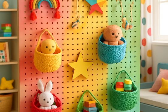Pegboard Dividers for Creative Storage illustration