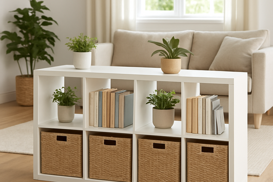 Open Cube Storage Units illustration