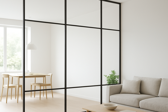 Transparent Glass Panels to Keep It Open illustration