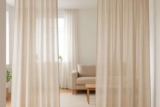 Curtains as Soft, Moveable Boundaries illustration