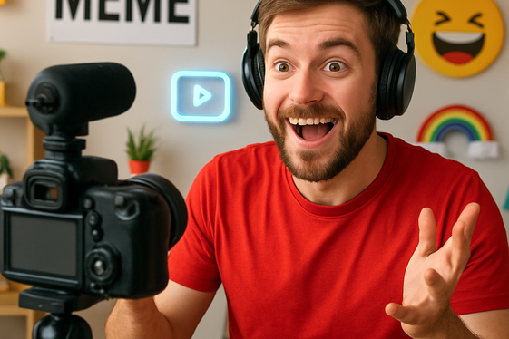 Develop a YouTube Channel Centered on Memes illustration