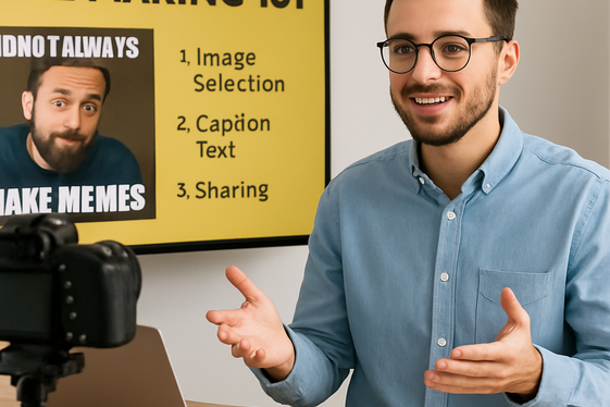 Offer Meme Workshops and Online Classes illustration