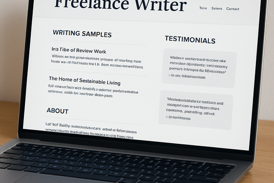 Building a Professional Portfolio Website illustration