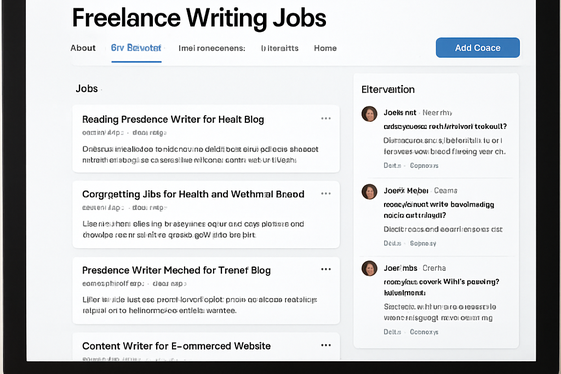 Joining Facebook Groups for Freelance Writers illustration