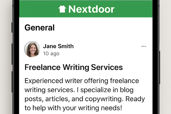 Advertising Your Services on Neighborhood Apps illustration
