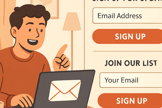 Building Email Lists and Email Marketing Funnels illustration