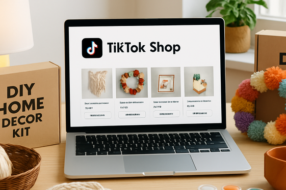 Sell DIY Home Décor Tutorials via TikTok Shop illustration