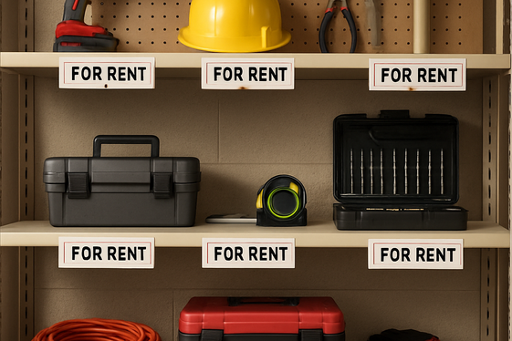 Rent Out Tools, Equipment, or Appliances illustration
