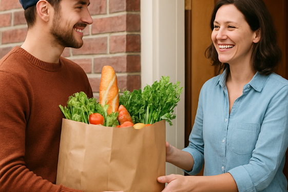 Do Grocery Shopping or Errand Running for Neighbors illustration