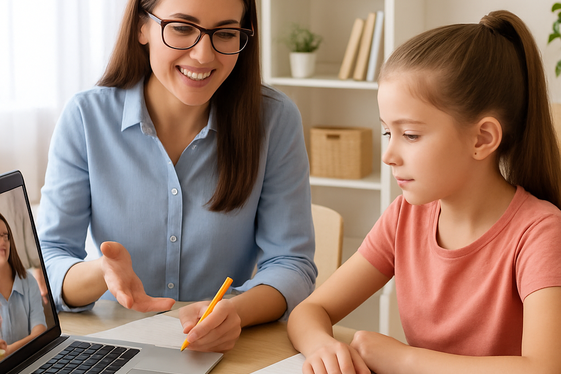 Offer Virtual Tutoring or Teaching illustration