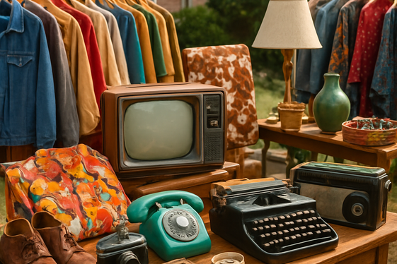 Flip Items Found at Garage Sales or Thrift Stores illustration