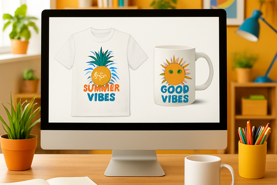 Develop and Sell Print-on-Demand Merchandise illustration
