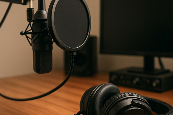 Offer Voiceover Services from Home illustration
