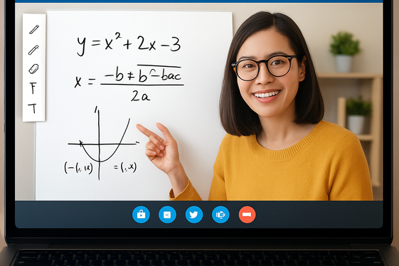 Tutor or Teach Specialized Skills Virtually illustration