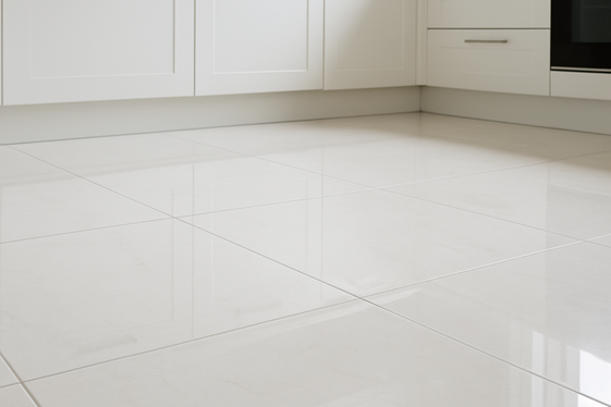 Bright White Porcelain Tiles for a Sleek Look illustration
