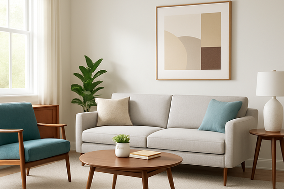 Classic Furniture Pieces with Modern Touches illustration