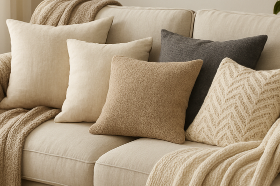 Soft Throw Pillows and Blankets for Cozy Vibes illustration