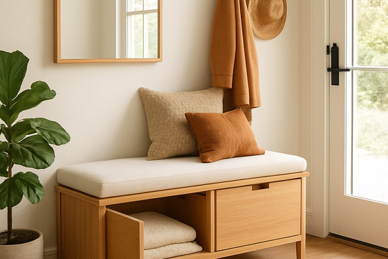 Maximize Space with Functional Storage Benches illustration