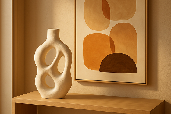 Style with Unique Sculptural Decor Pieces illustration