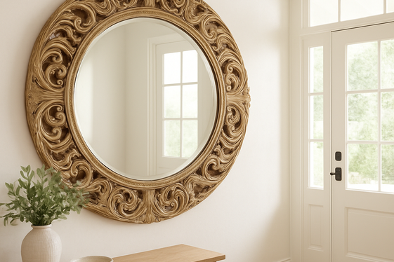 Add a Statement Mirror to Reflect Light and Style illustration