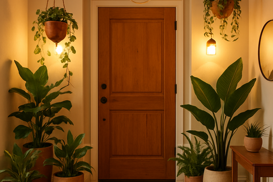Bring in Natural Elements with Plants and Greenery illustration