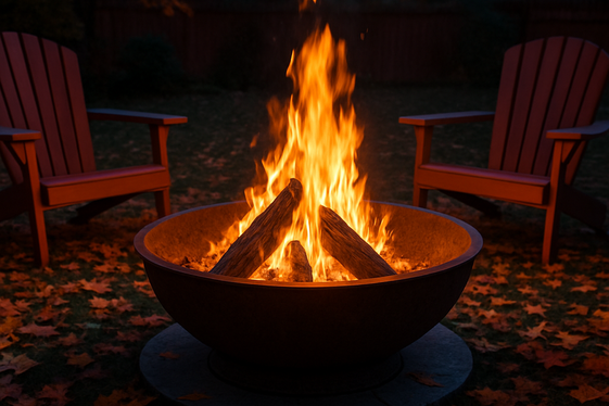 Renting Out Outdoor Fire Pits and Camping Gear illustration