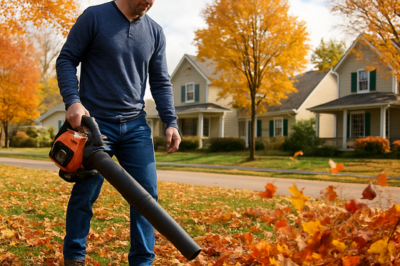 Yard Cleanup and Leaf Removal for Neighborhoods illustration