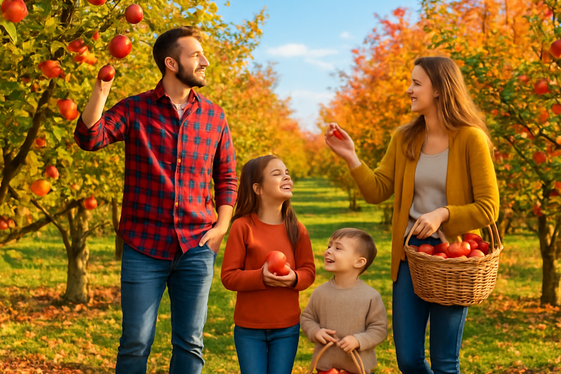 Apple Picking and Local Fruit Stand Management illustration