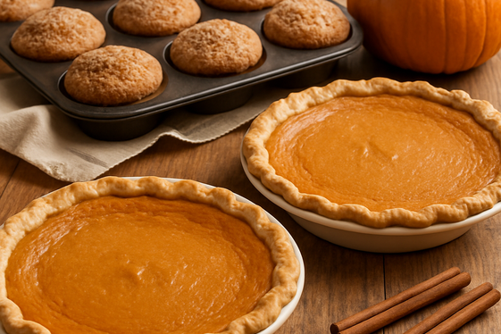 Selling Homemade Fall Baked Goods illustration
