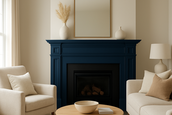 Create a Statement Mantel with Bold Colors illustration