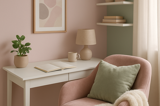 Incorporate Feminine Touches with Soft Textiles and Colors illustration